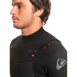 2023 Quiksilver Hombres Marathon Sessions 5/4/3mm Chest Zip Neopreno EQYW103159 - Black